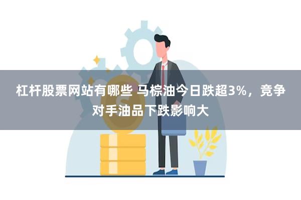 杠杆股票网站有哪些 马棕油今日跌超3%，竞争对手油品下跌影响大