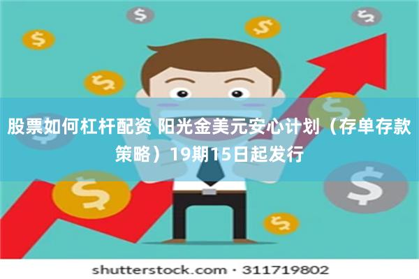 股票如何杠杆配资 阳光金美元安心计划（存单存款策略）19期15日起发行