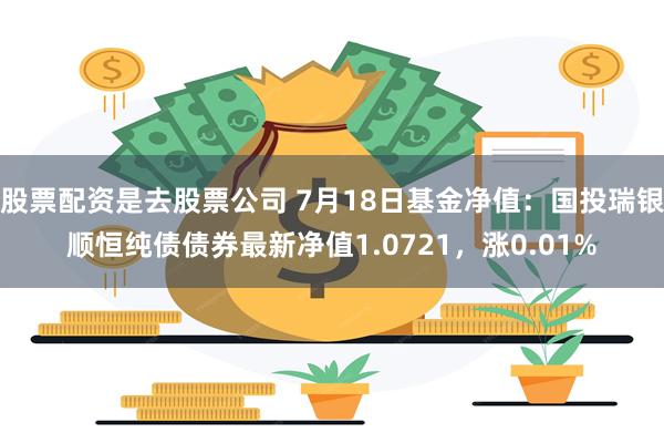 股票配资是去股票公司 7月18日基金净值：国投瑞银顺恒纯债债券最新净值1.0721，涨0.01%