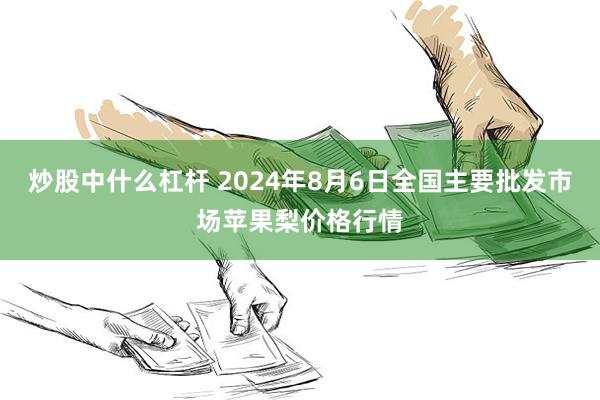 炒股中什么杠杆 2024年8月6日全国主要批发市场苹果梨价格行情