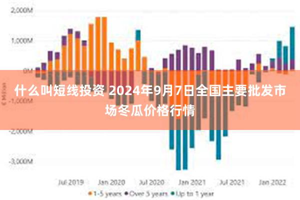 什么叫短线投资 2024年9月7日全国主要批发市场冬瓜价格行情